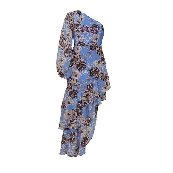 Alexis Abanna Tiered One-shoulder Hi-low Dress Size 4 MSRP: $645 - Picture 1 of 10